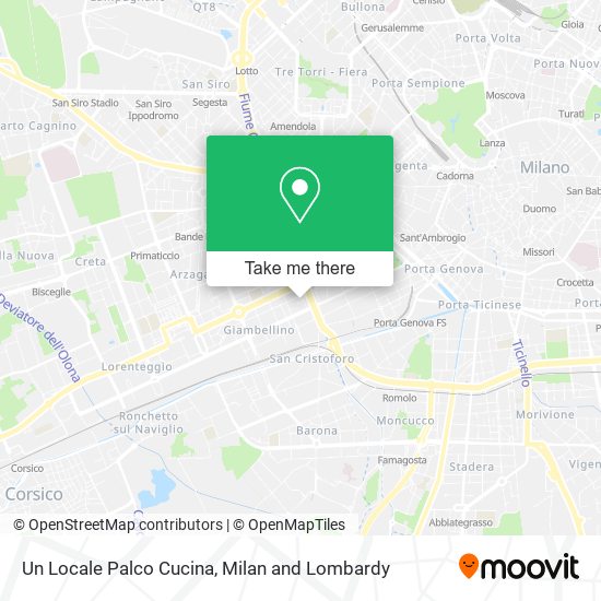 Un Locale Palco Cucina map