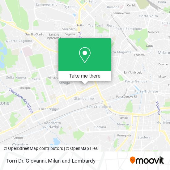 Torri Dr. Giovanni map
