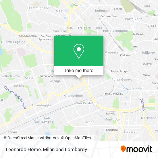 Leonardo Home map