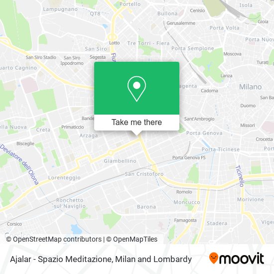 Ajalar - Spazio Meditazione map