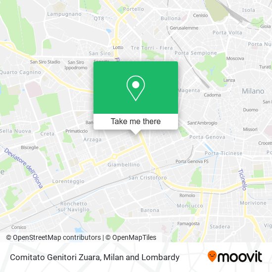 Comitato Genitori Zuara map