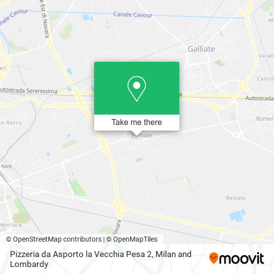 Pizzeria da Asporto la Vecchia Pesa 2 map