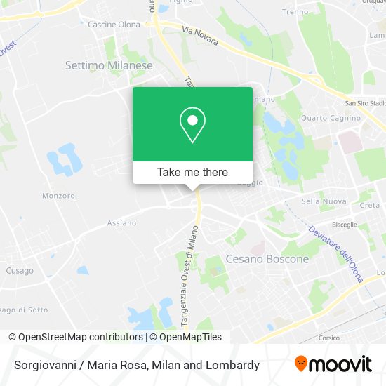 Sorgiovanni / Maria Rosa map