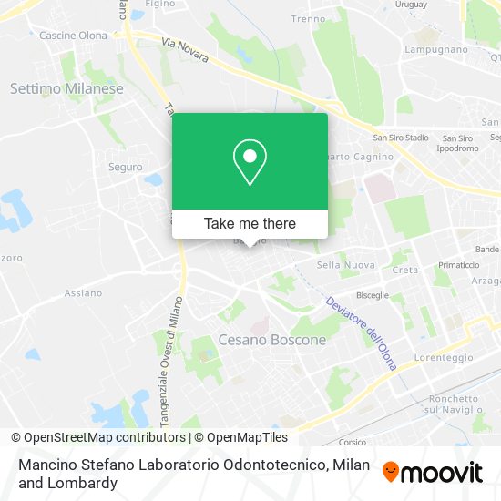 Mancino Stefano Laboratorio Odontotecnico map