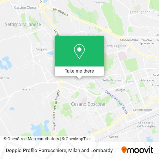 Doppio Profilo Parrucchiere map