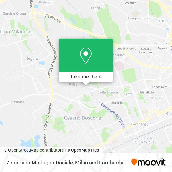 Ziourbano Modugno Daniele map