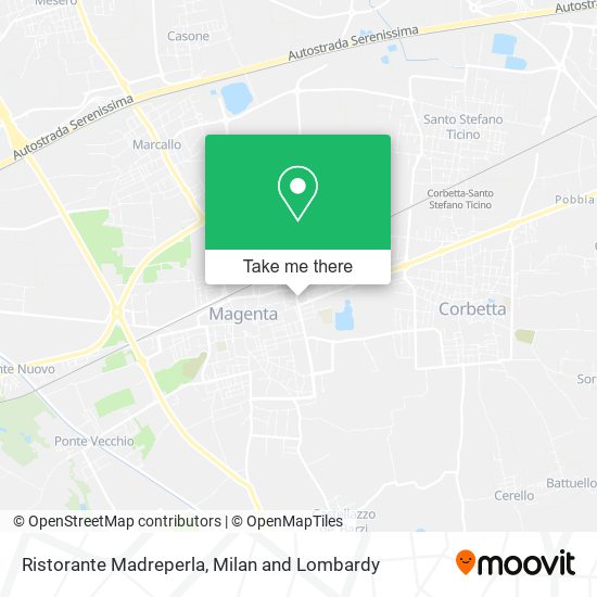 Ristorante Madreperla map