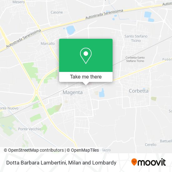 Dotta Barbara Lambertini map