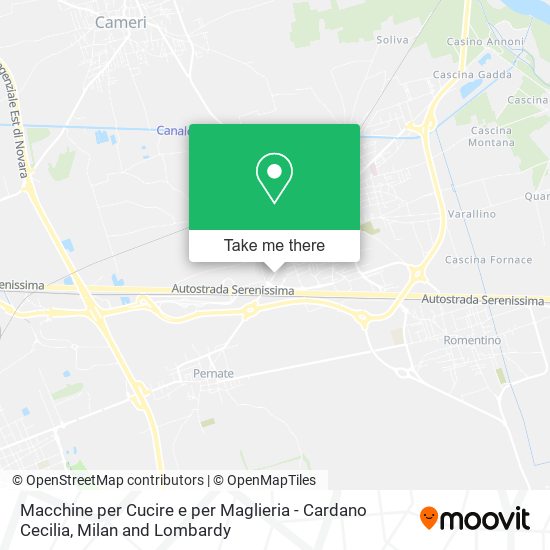 Macchine per Cucire e per Maglieria - Cardano Cecilia map