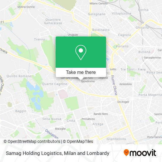 Samag Holding Logistics map