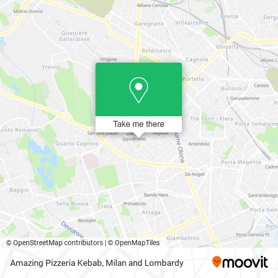 Amazing Pizzeria Kebab map