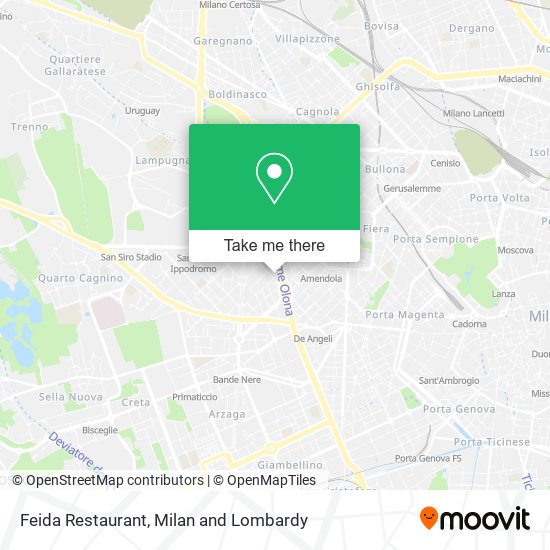 Feida Restaurant map