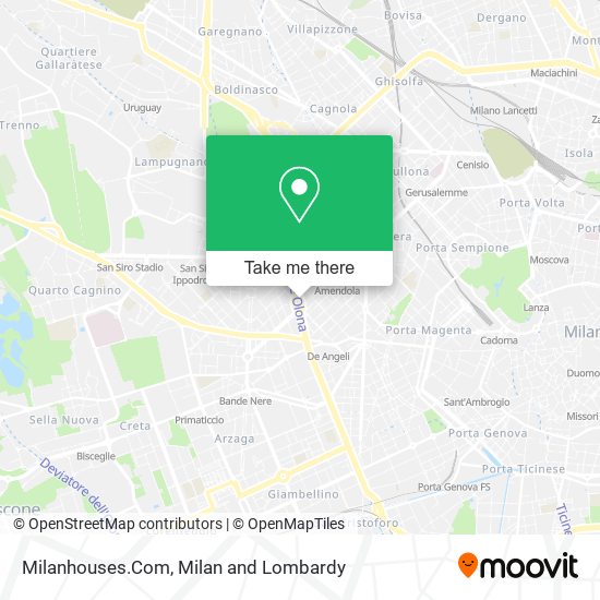 Milanhouses.Com map
