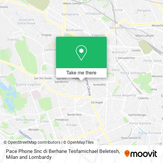 Pace Phone Snc di Berhane Tesfamichael Beletesh map