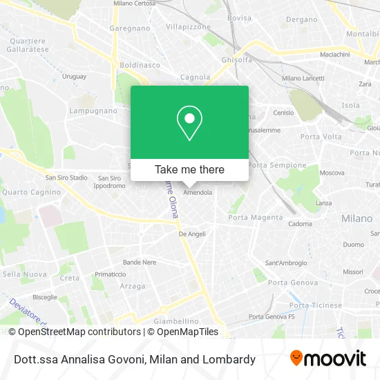 Dott.ssa Annalisa Govoni map