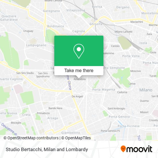 Studio Bertacchi map