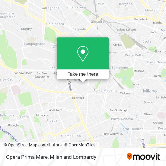 Opera Prima Mare map