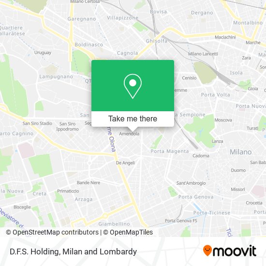 D.F.S. Holding map