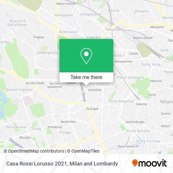 Casa Rossi Lorusso 2021 map