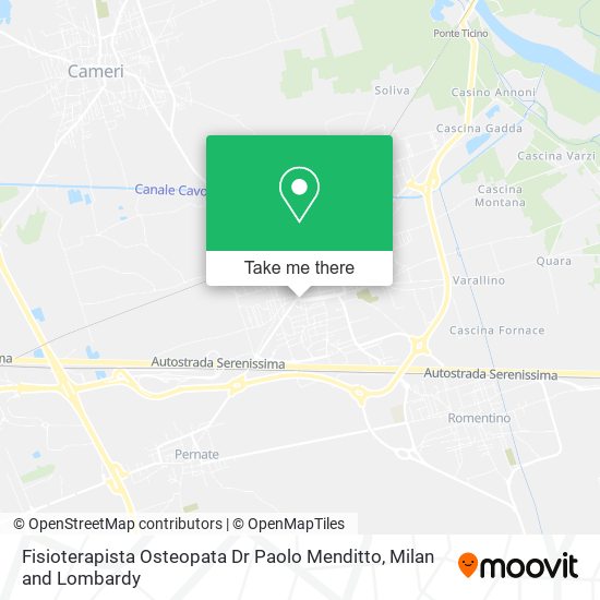Fisioterapista Osteopata Dr Paolo Menditto map