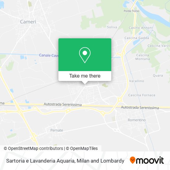 Sartoria e Lavanderia Aquaria map