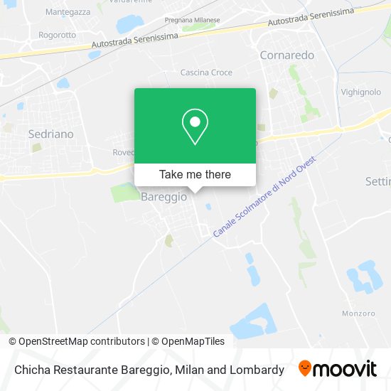 Chicha Restaurante Bareggio map