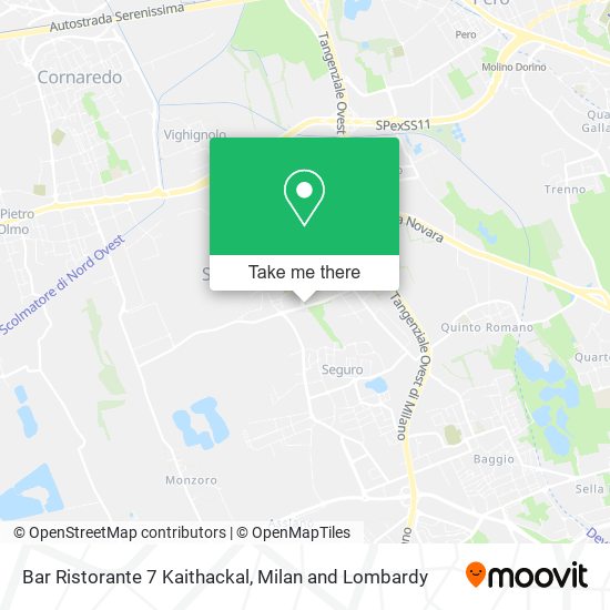 Bar Ristorante 7 Kaithackal map
