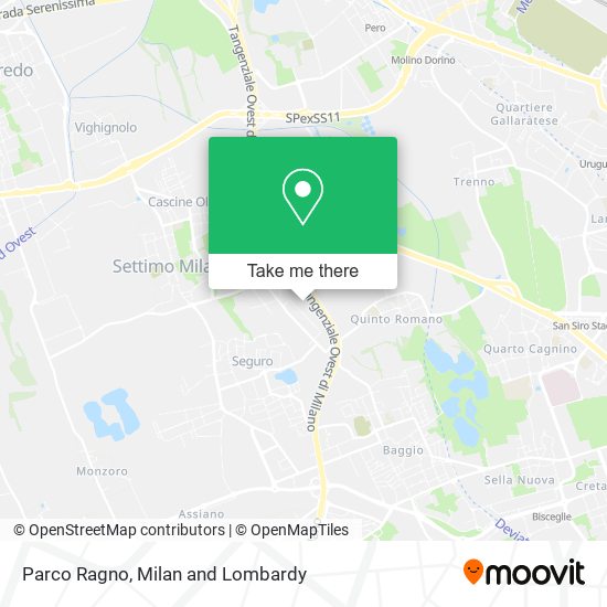 Parco Ragno map