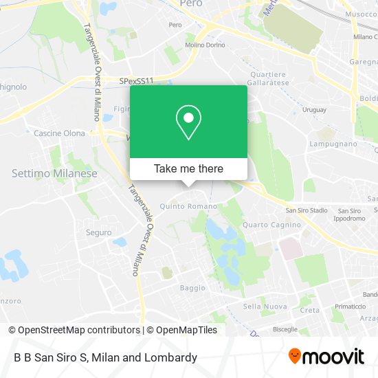 B B San Siro S map