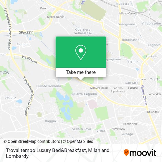 Trovailtempo Luxury Bed&Breakfast map