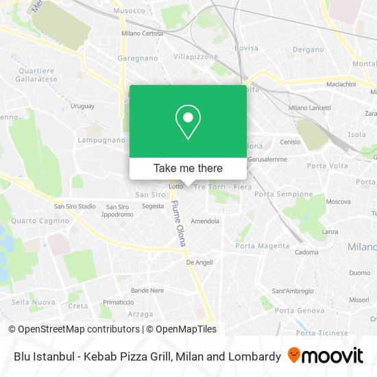 Blu Istanbul - Kebab Pizza Grill map