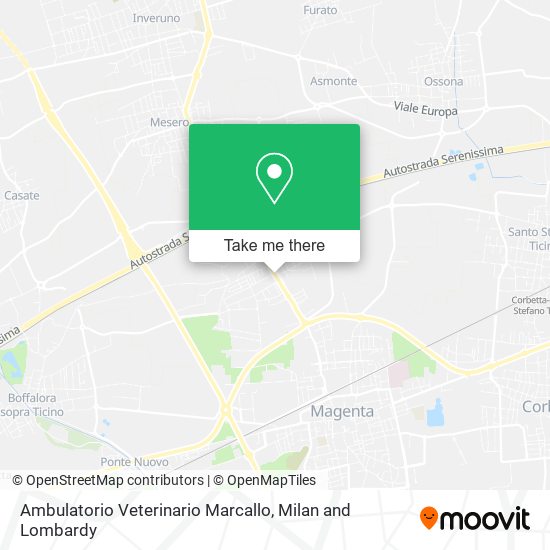 Ambulatorio Veterinario Marcallo map