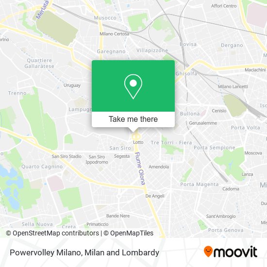 Powervolley Milano map