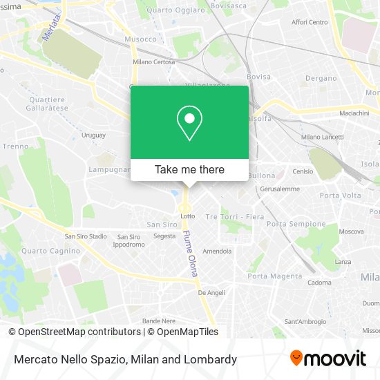 Mercato Nello Spazio map