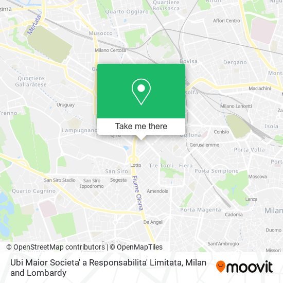 Ubi Maior Societa' a Responsabilita' Limitata map