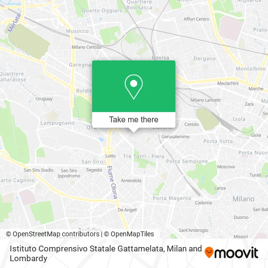Istituto Comprensivo Statale Gattamelata map