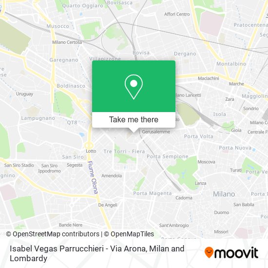 Isabel Vegas Parrucchieri - Via Arona map