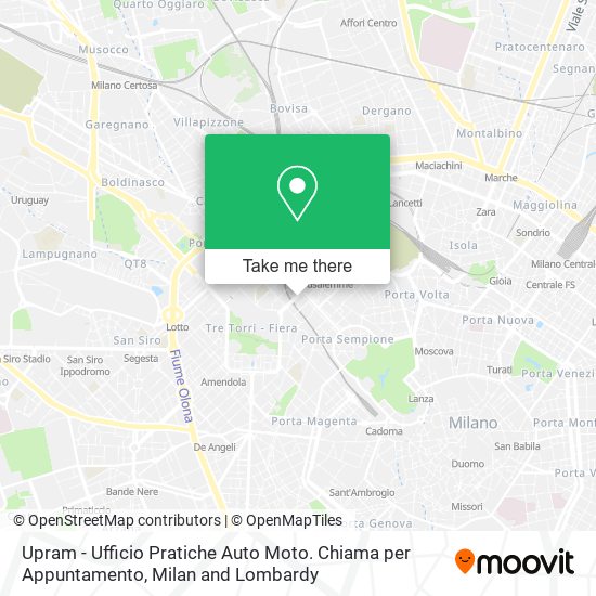 Upram - Ufficio Pratiche Auto Moto. Chiama per Appuntamento map