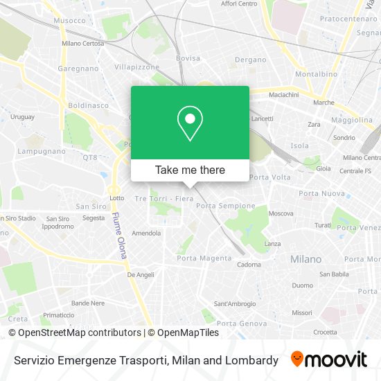 Servizio Emergenze Trasporti map