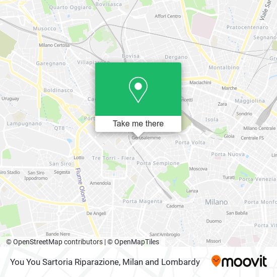 You You Sartoria Riparazione map
