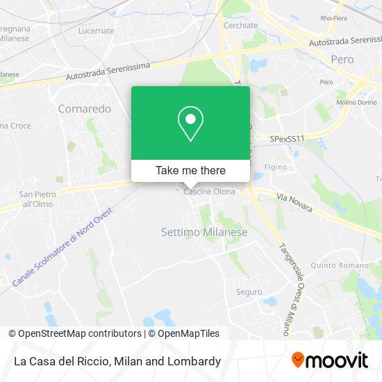 La Casa del Riccio map