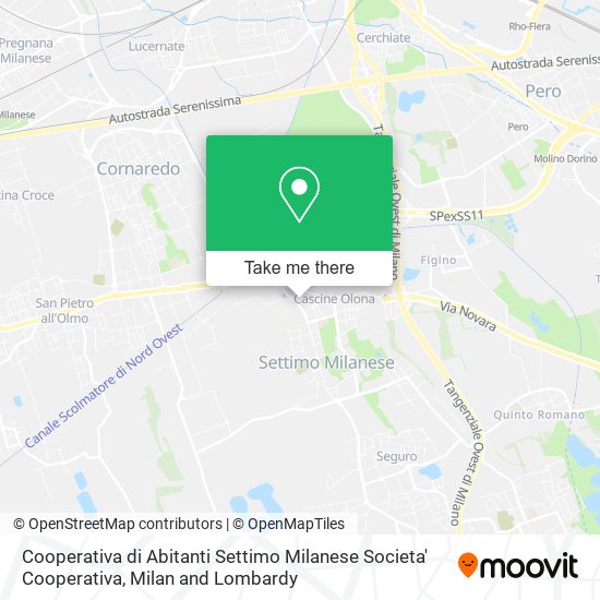 Cooperativa di Abitanti Settimo Milanese Societa' Cooperativa map