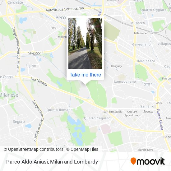 Parco Aldo Aniasi map