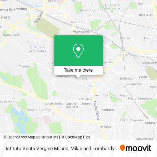 Istituto Beata Vergine Milano map