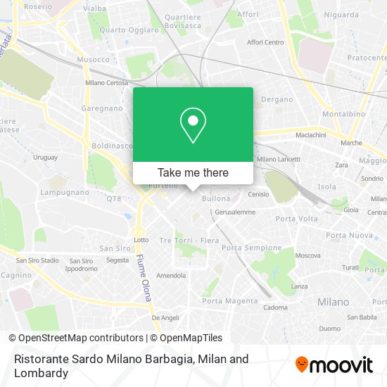 Ristorante Sardo Milano Barbagia map