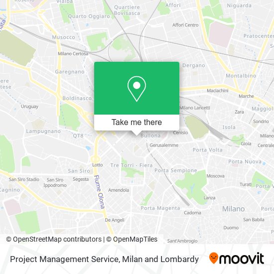 Project Management Service map