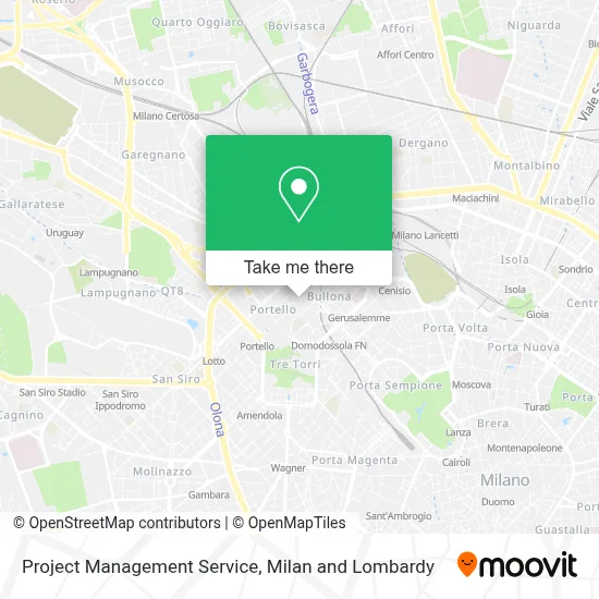 Project Management Service map