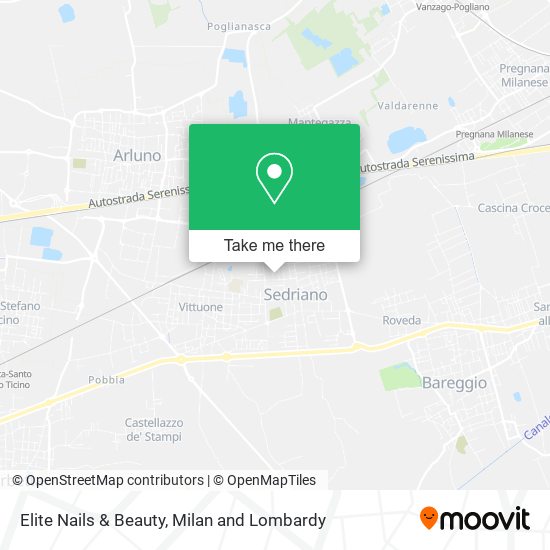 Elite Nails & Beauty map