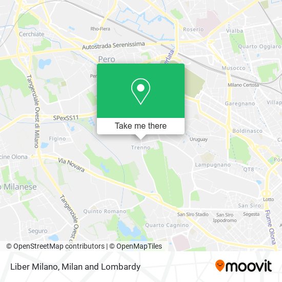 Liber Milano map