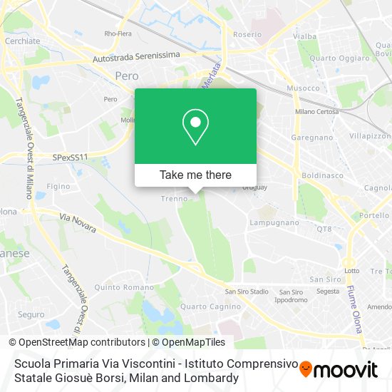 Scuola Primaria Via Viscontini - Istituto Comprensivo Statale Giosuè Borsi map